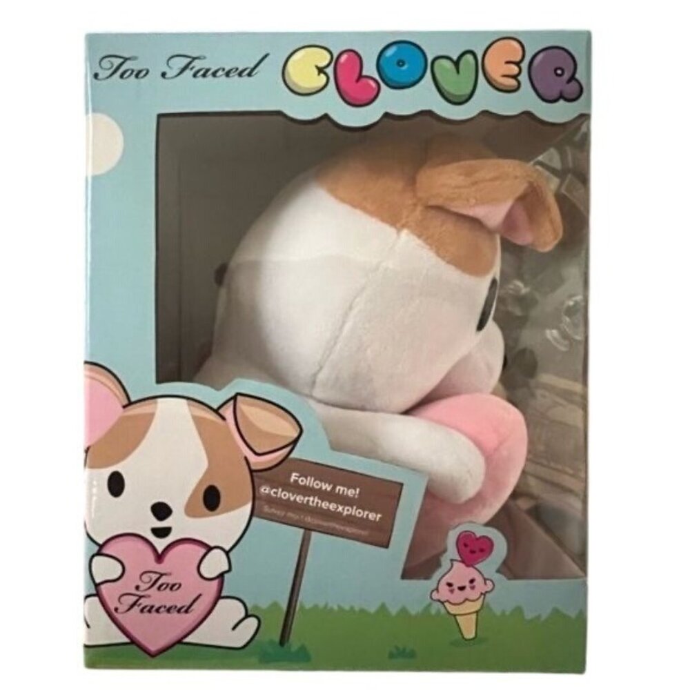 NIB Limited Edition Collectible Too Faced Clover Plushie Stuffed Animal - Picture 6 of 9